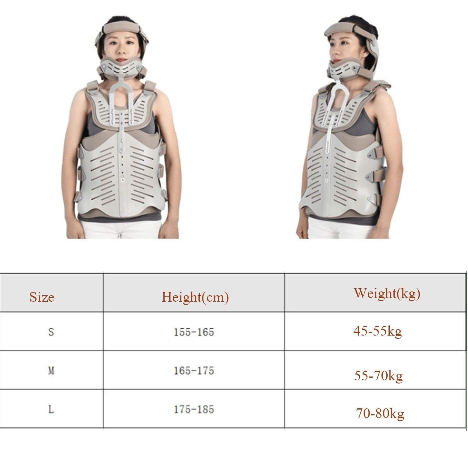 Head Neck Chest Fixed Brace Orthosis Cervical Thoracic Halo Brace